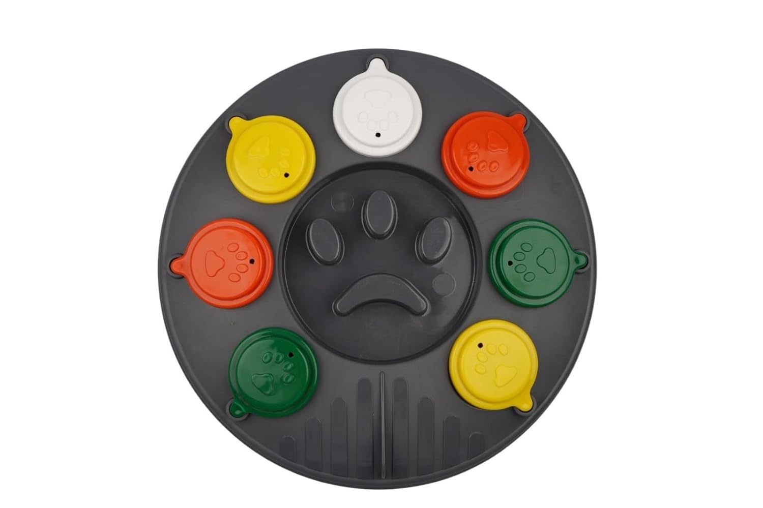 Glipet Kedi Köpek Bulmacası ve Yavaş Yeme Mama kabı Gri-mix