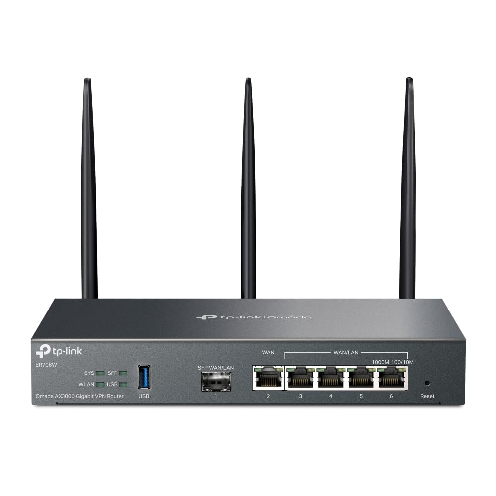 TP-Link ER706W, Omada AX3000 Gigabit VPN Router