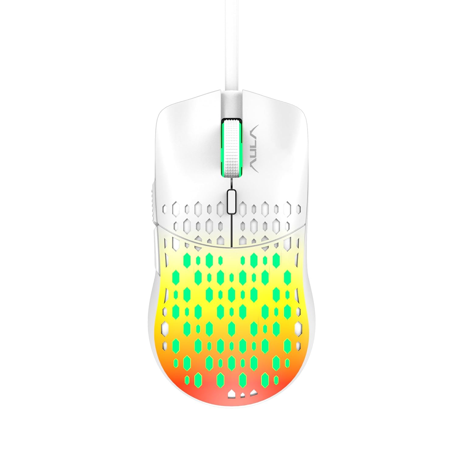 AULA S11 Pro 3600DPI RGB Optik Gaming Mouse, Turuncu