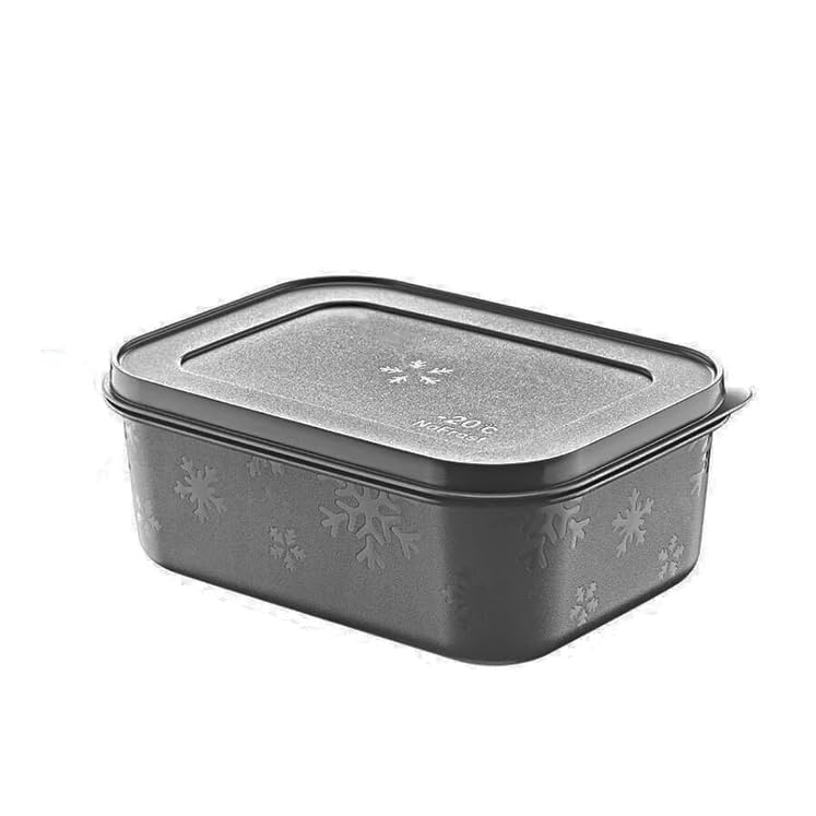 Deconox No Frost Silikon Yumuşak Kapalı Saklama Kabı Dondurucu ve Buzluk Saklama Kabı 675ml, Kapaklı No Frost Saklama Kabı 675Ml, Derin Dondurucu Saklama Kabı 675Ml