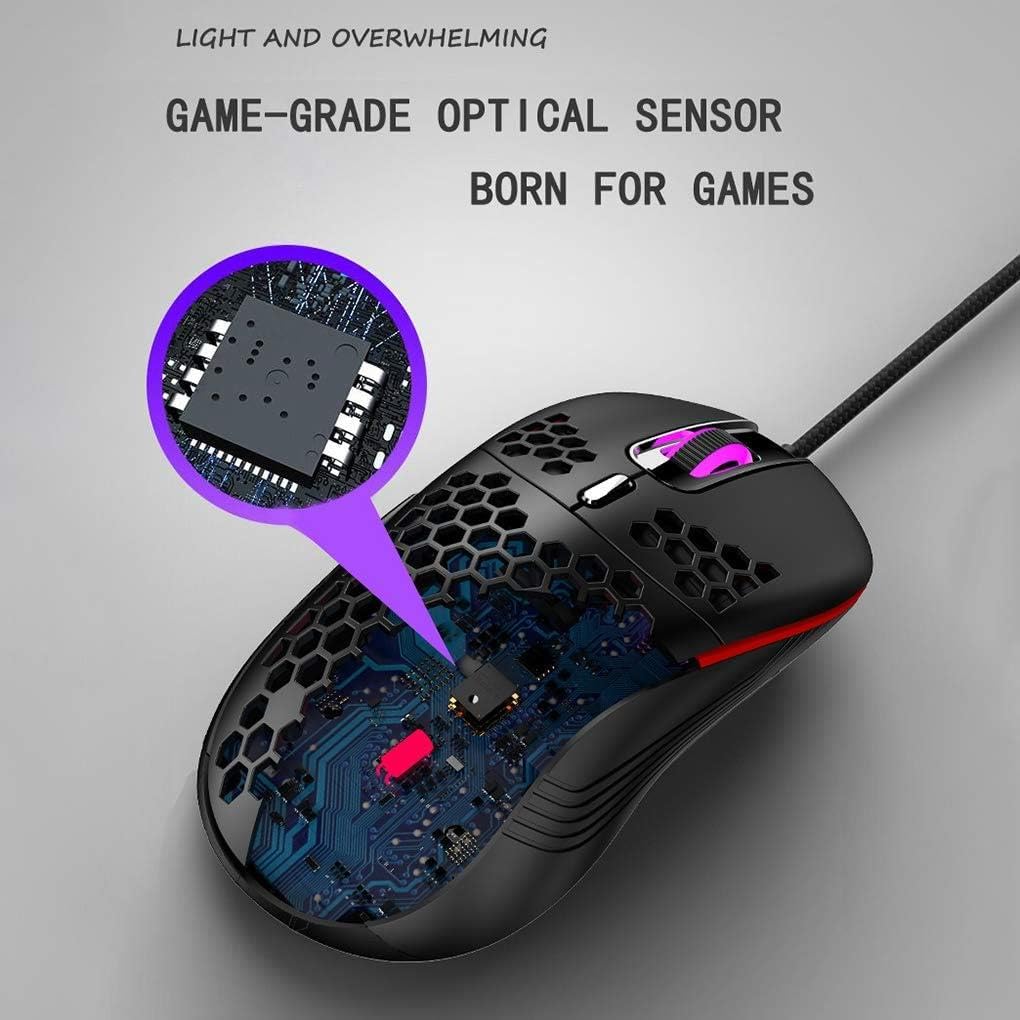 Valkyrie RGB Led Işıklı 6 Tuşlu 7200DPI Gaming Oyuncu Mouse Siyah
