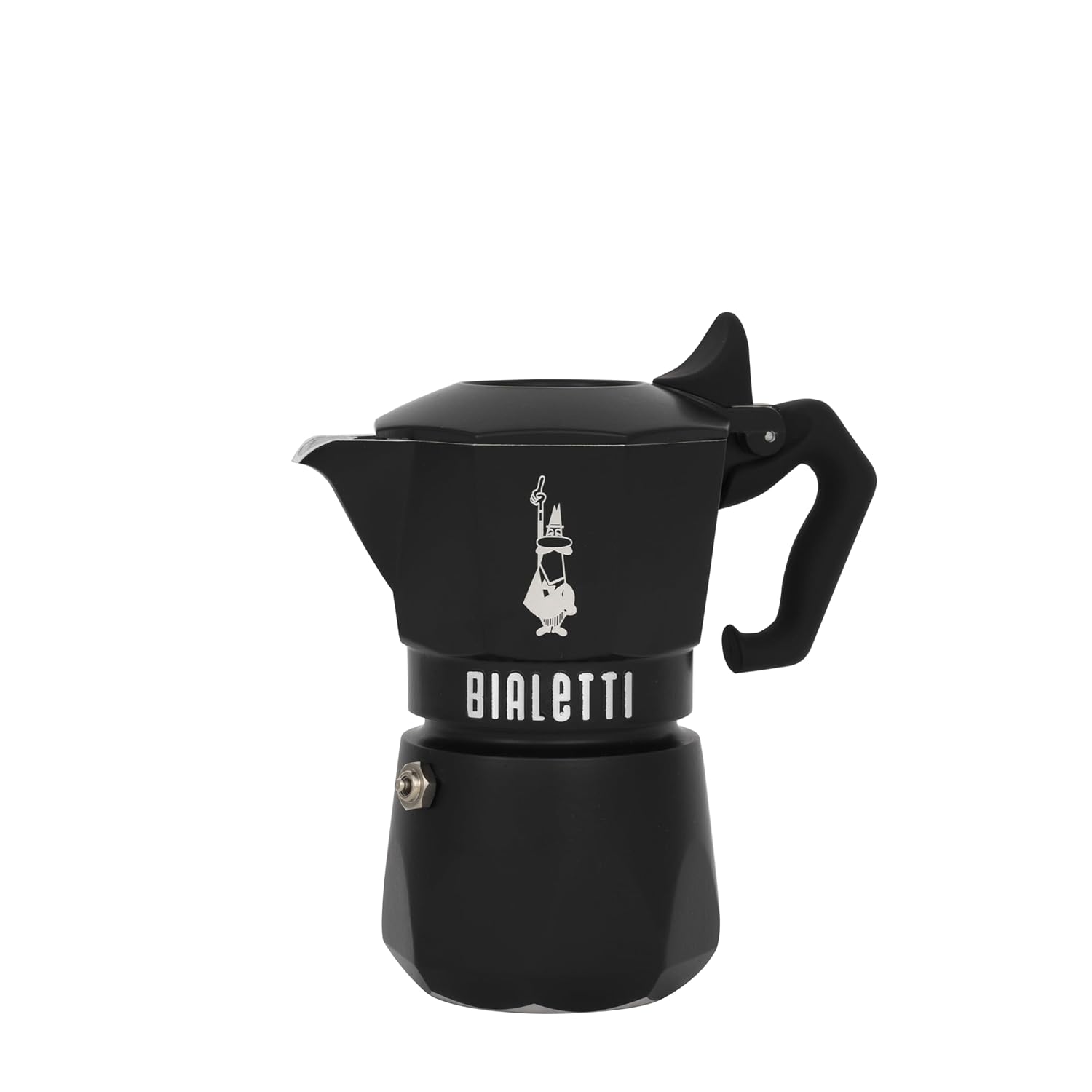 Bialetti - Brikka Exclusive: 2 Cups Ocak Üstü Bol Köpüklü Espresso Pişirici - 100ml - Siyah Renk - Alüminyum Gövde - Patentli Güvenlik Valfi - Tüm Ocak Türleri İçin Uygundur (İndüksiyon Hariç)
