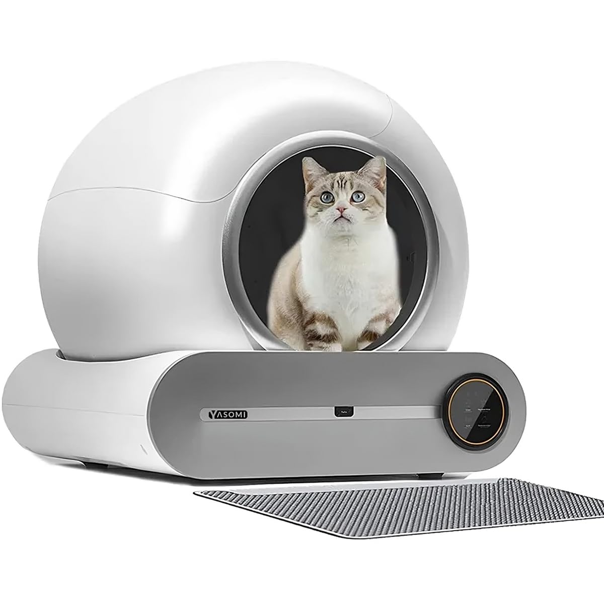 Yasomi Smart Cat Cleaner 9lt Kapasiteli ve Wifi Uygulama Bağlantılı Kedi Tuvaleti