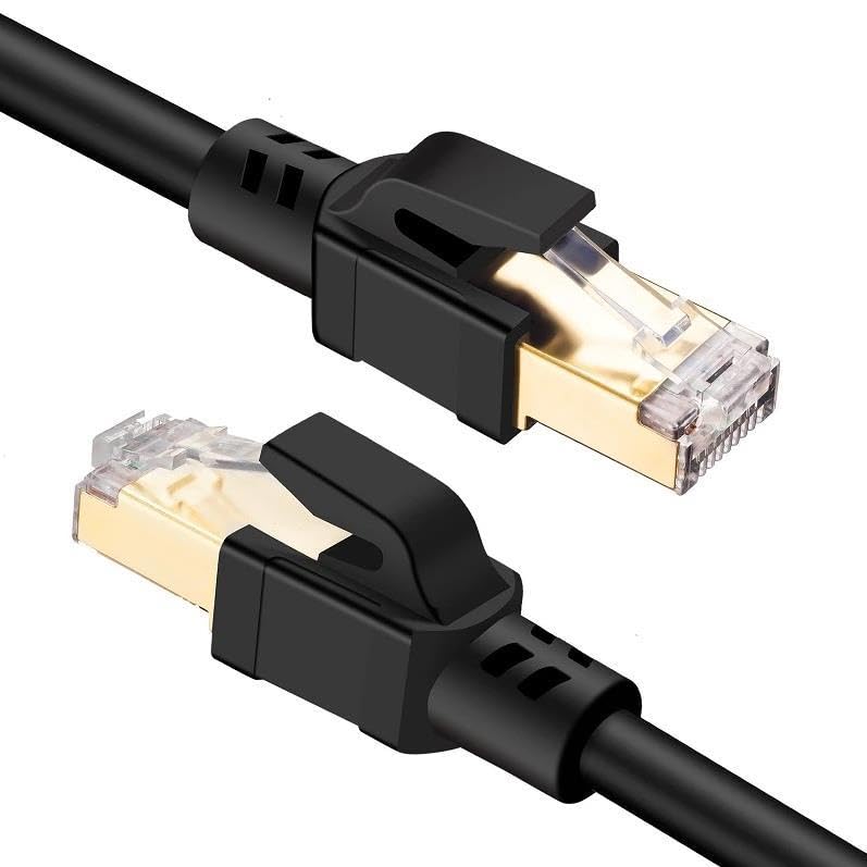 PrimeX PX-5214 1 Metre Cat8 Kablo, 10Gbps S/ftp 600MHz Yüksek Hızlı cat8 internet Kablosu