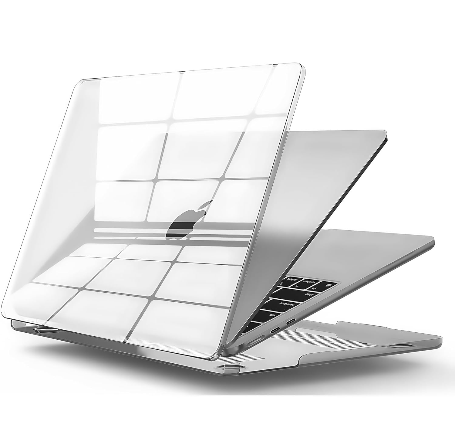 Minesk Macbook PRO 14'' için M1/M1 PRO/MAX/M2/M3/M3 Pro/M3 Max/M4 Çip (A2992) (A2918) (A2779) (A2442) (A3112/A3185/A3401) Uyumlu Ultra Clear Koruyucu Kılıf (Super Şeffaf, 14 inç Pro Serisi)