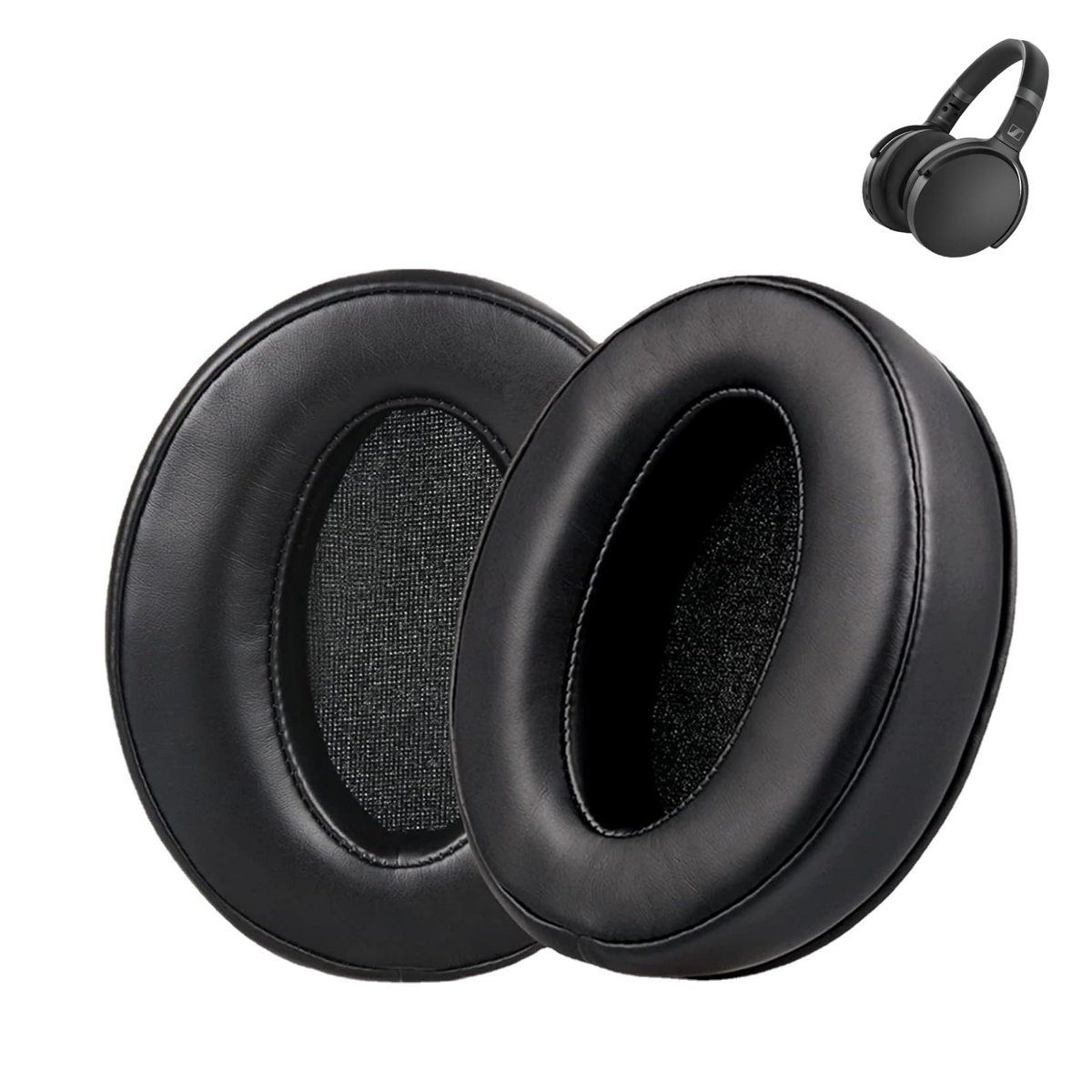 Sennheiser HD 450BT/ 4.50SE/ 4.50SE/ 4.40BT/ 4.30G/4.20S/458BT / HD 350BT/ HD300 kablosuz kulaklıklar için yedek HD 4.50 BTNC kulaklık altlıkları, protein deri yumuşak bellek sünger kulak kupası