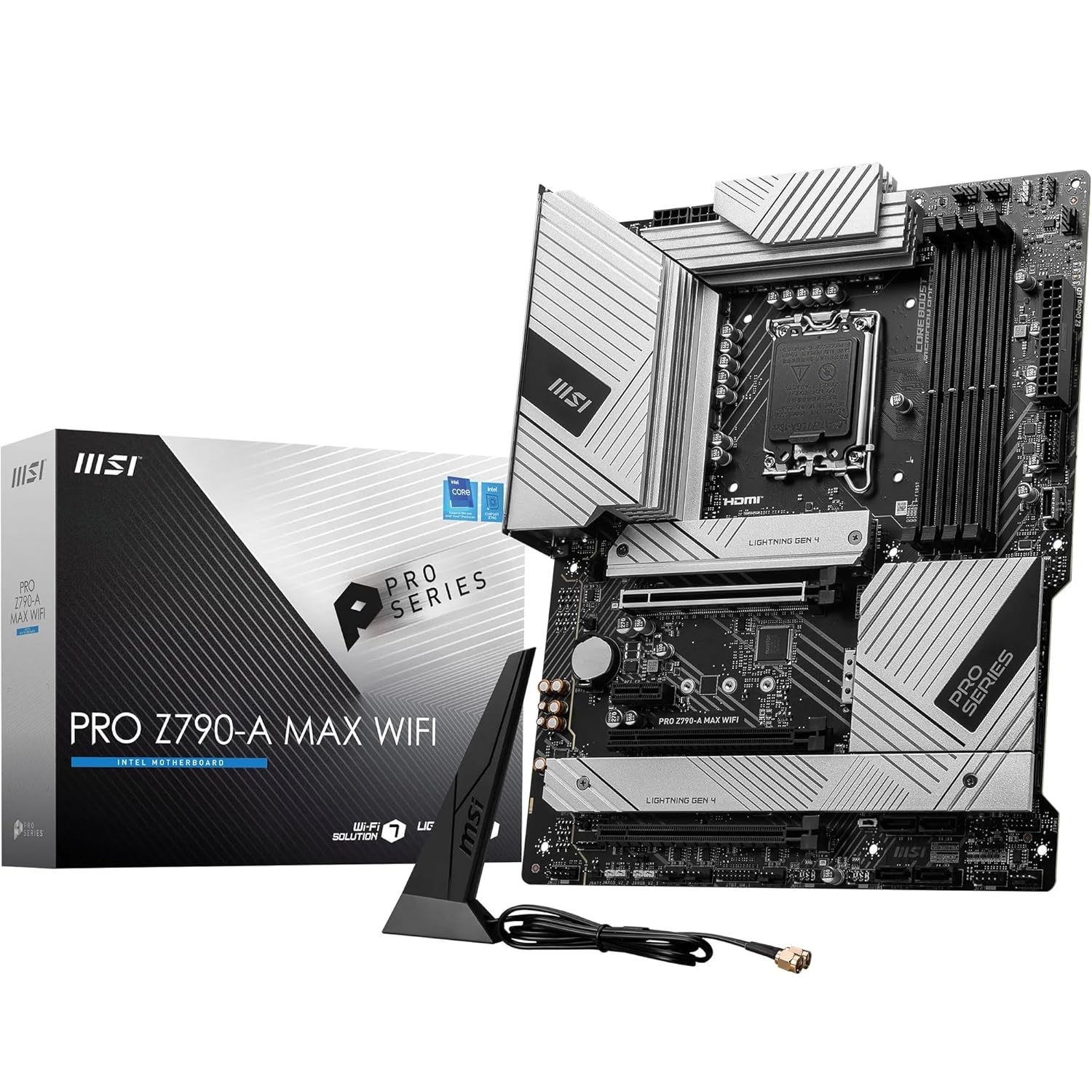 MSI PRO Z790-A Max WIFI DDR5 Intel Z790 Soket 1700 DDR5 7800(OC) MHz ATX Gaming (Oyuncu) Anakart