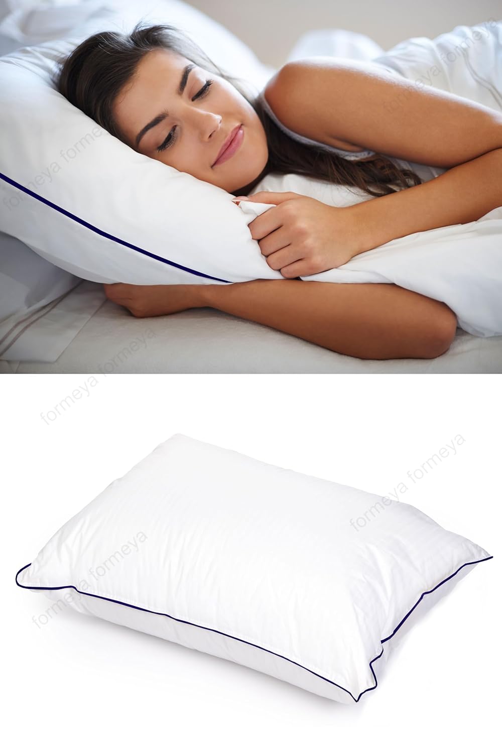 FORMEYA Climate Nano Jel Yastık 50 * 70 cm%100 Pamuk Dış Kumaş 1100 Gram