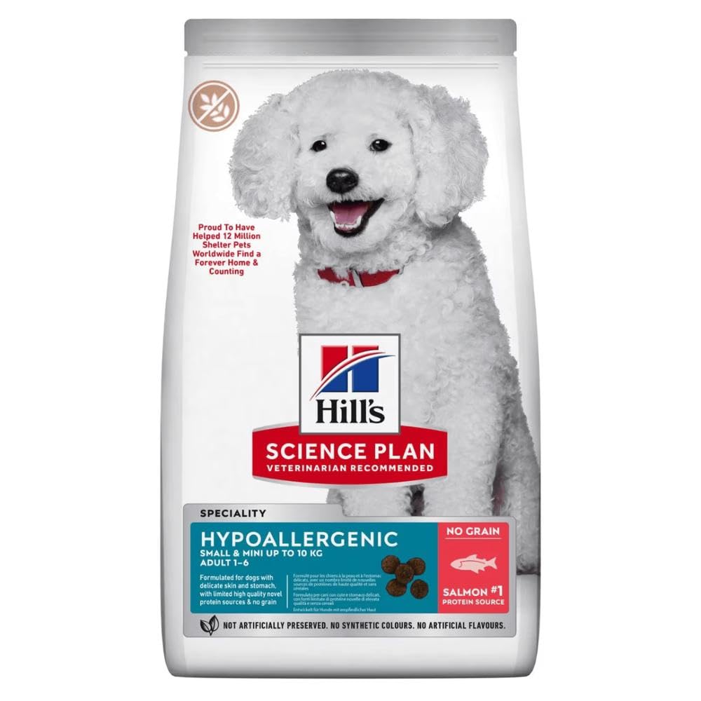 Hill's Hypoallergenic Somonlu Küçük Irk Yetişkin Köpek Maması 1.5kg