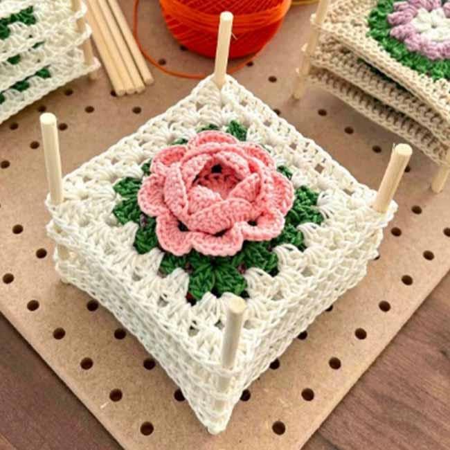 orhanucuzluk Ahşap Motifmatik Tahtası 15x15 Cm