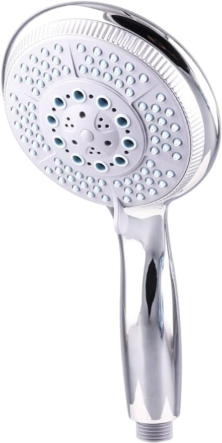 5 Fonksiyonlu Büyük Başlı El Duşu Duş Başlığı - Farklı Püskürtme Modları - Yüksek Kaliteli ABS Krom Kaplı G1/2 Uyumlu