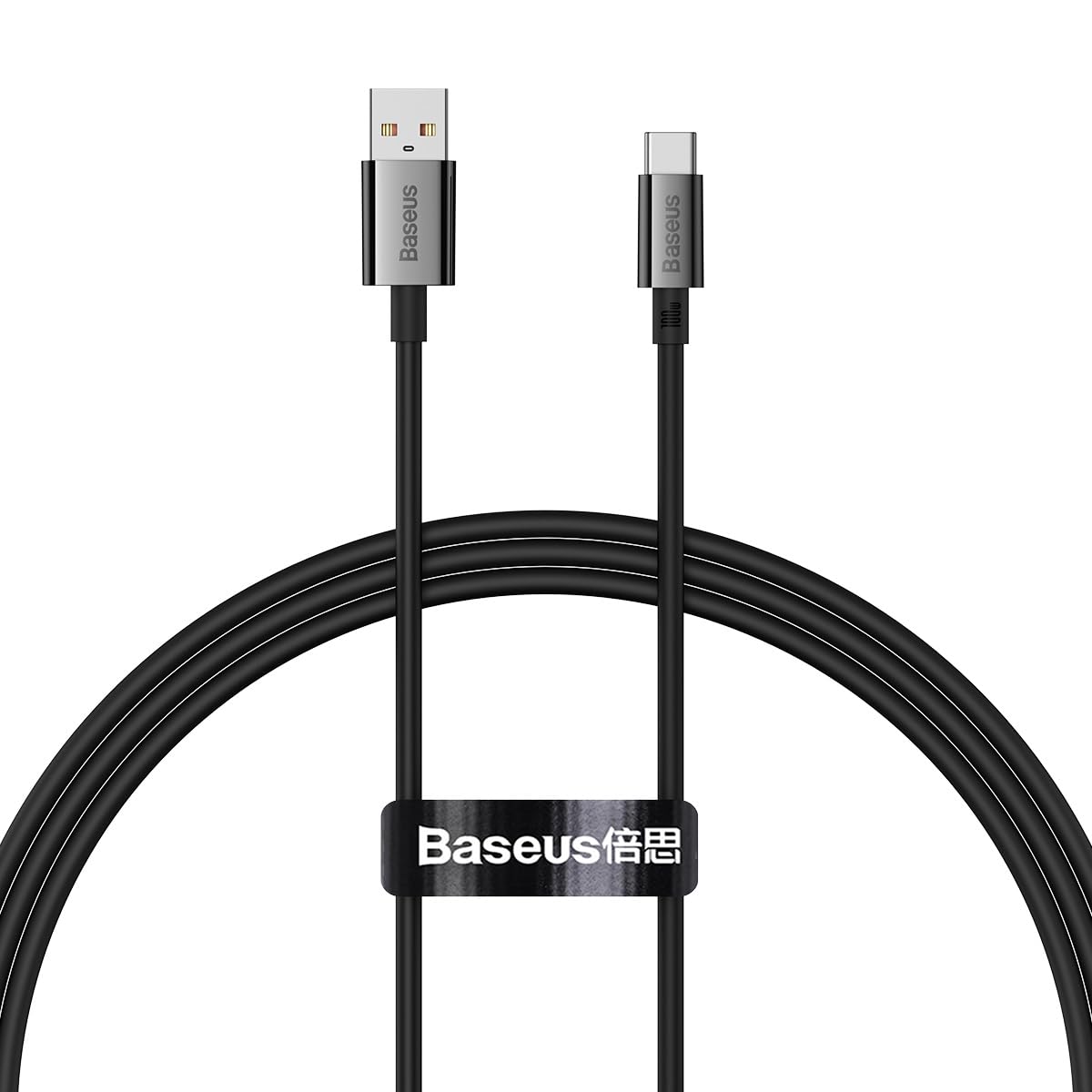 Baseus Superior Hızlı Şarj Özellikli Type-C Kablo 100W, 1 Metre, Siyah