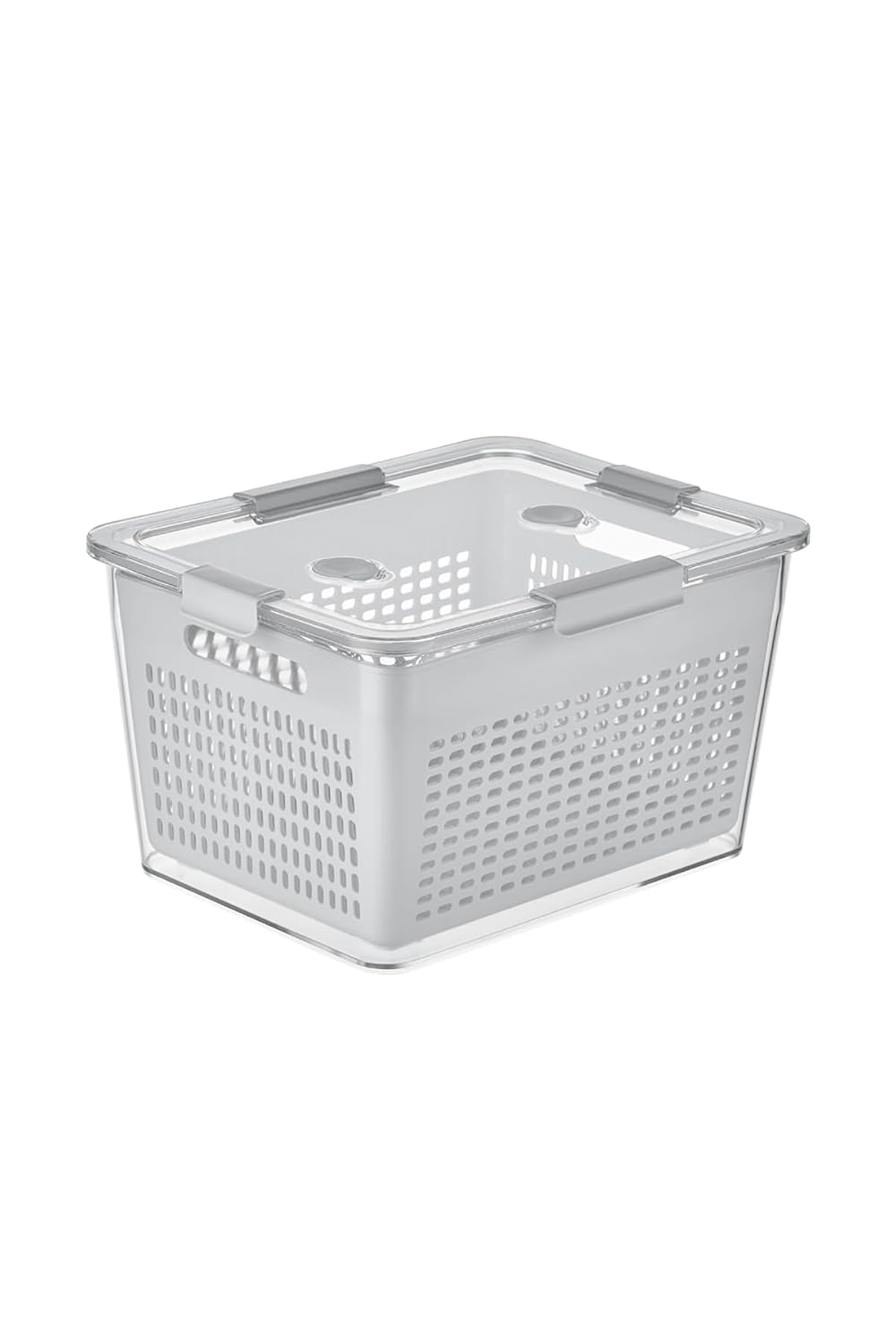Selka Home - Lavin 7 Litre Açık Gri Saklama Kabı
