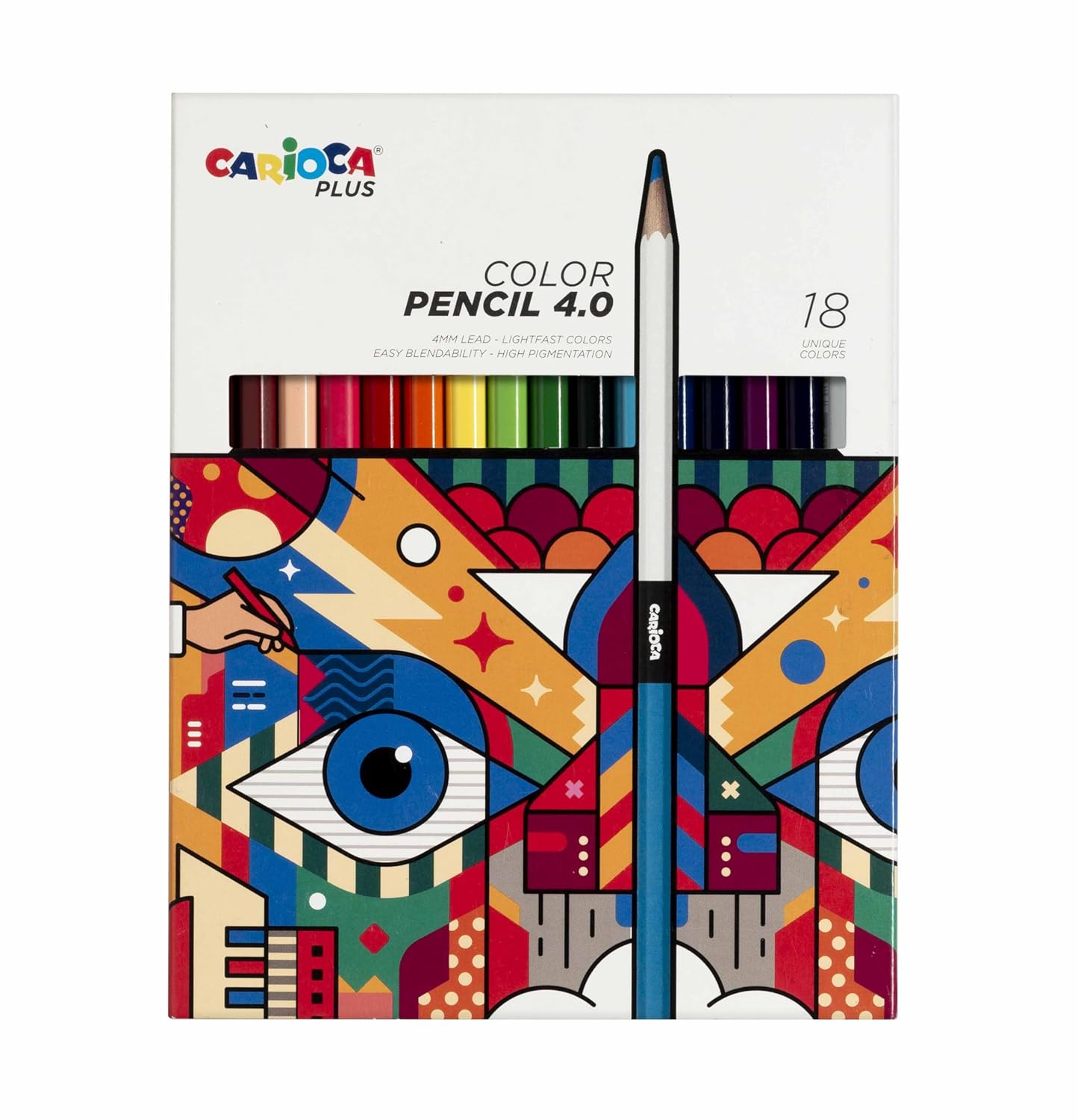 Carioca Plus 4.0 Kuru Boya Kalemi 18'Li