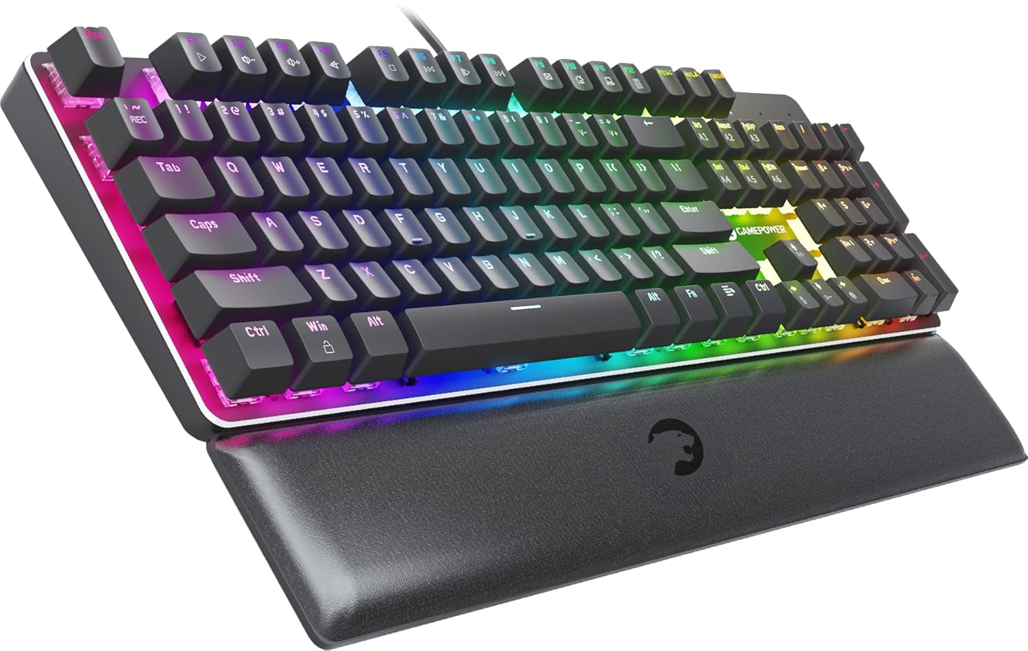 Game Power Ogre RGB 60M Blue Switch Türkçe Q USB Mekanik Gaming Klavye