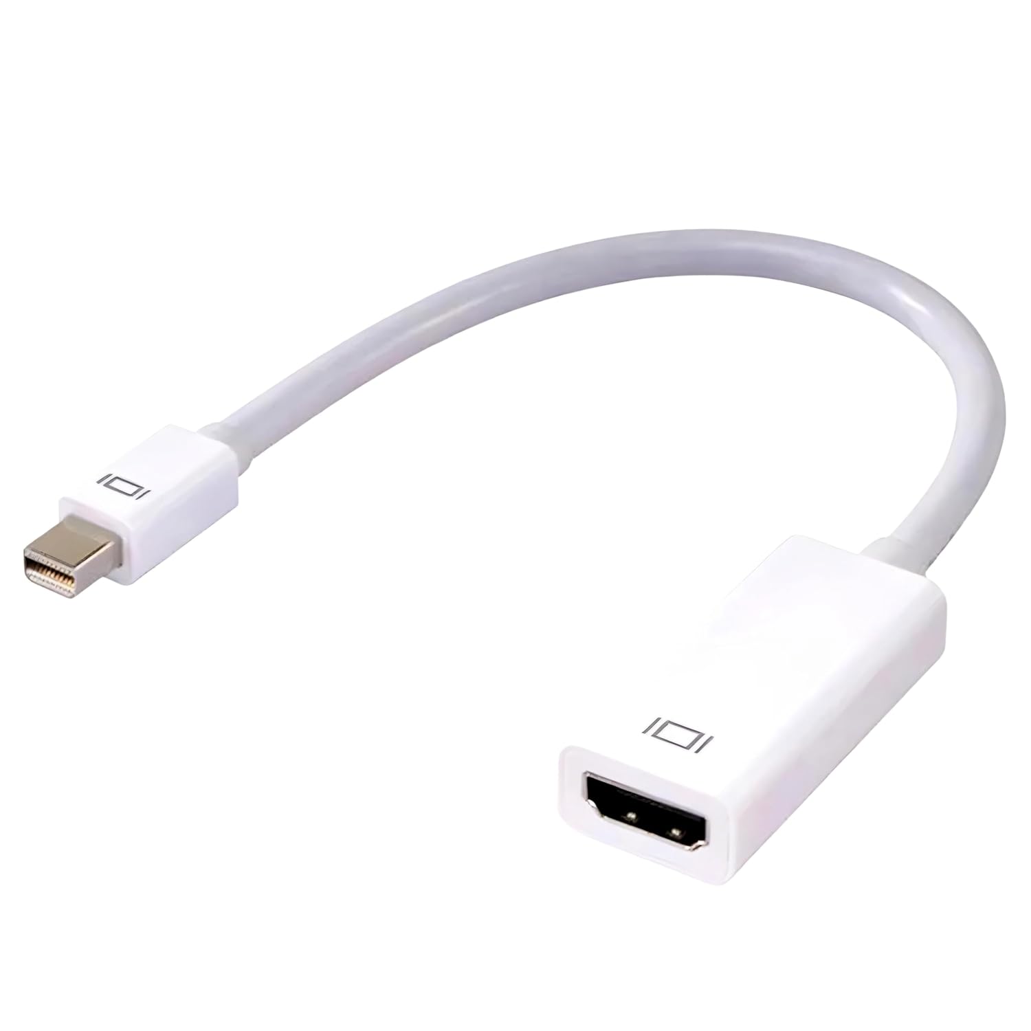 Kyrotech Mini Displayport (Thunderbolt) - HDMI 1,8 m Sesli Kablo, Mini DP (Ekran Bağlantı Noktası) - HDMI Dönüştürücü (Adaptör), MacBook, iMac (LG51) MacBook Pro Surface Pro ile uyumlu