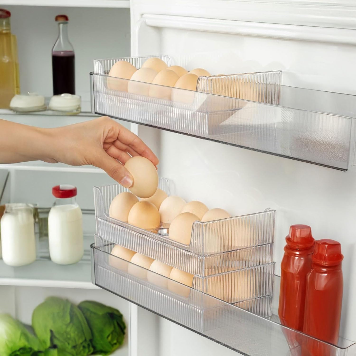 BUFFER® 10 Bölmeli Kilitli Kapaklı Yumurtalık Saklama Kutusu YU110