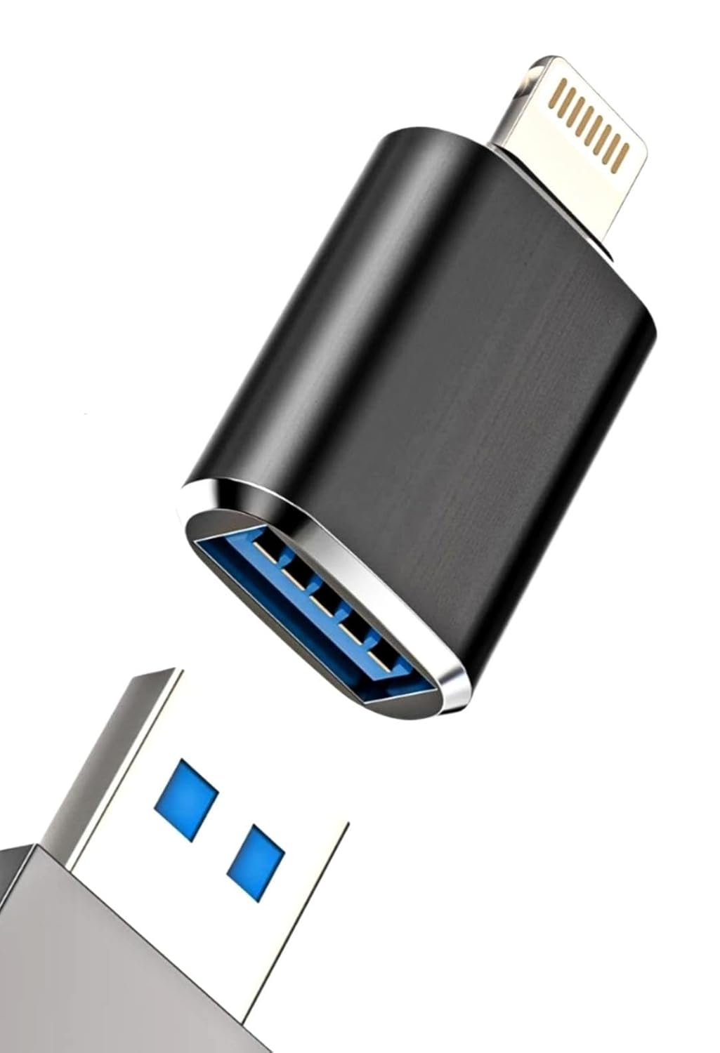 Kyrotech Lightning Erkek, USB Dişi OTG Adaptör, Apple 14 13 12 11 Pro Max Xr X Xs Se 7 8 Artı iPad ile Uyumlu, Kamera Kart Okuyucu, USB Flash Sürücü, U Disk, Fare, ve Klavye Hub