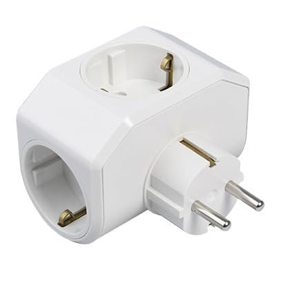 Viko Yonca Plus Beyaz Üçlü Topraklı Priz Çarpma Karşıtı