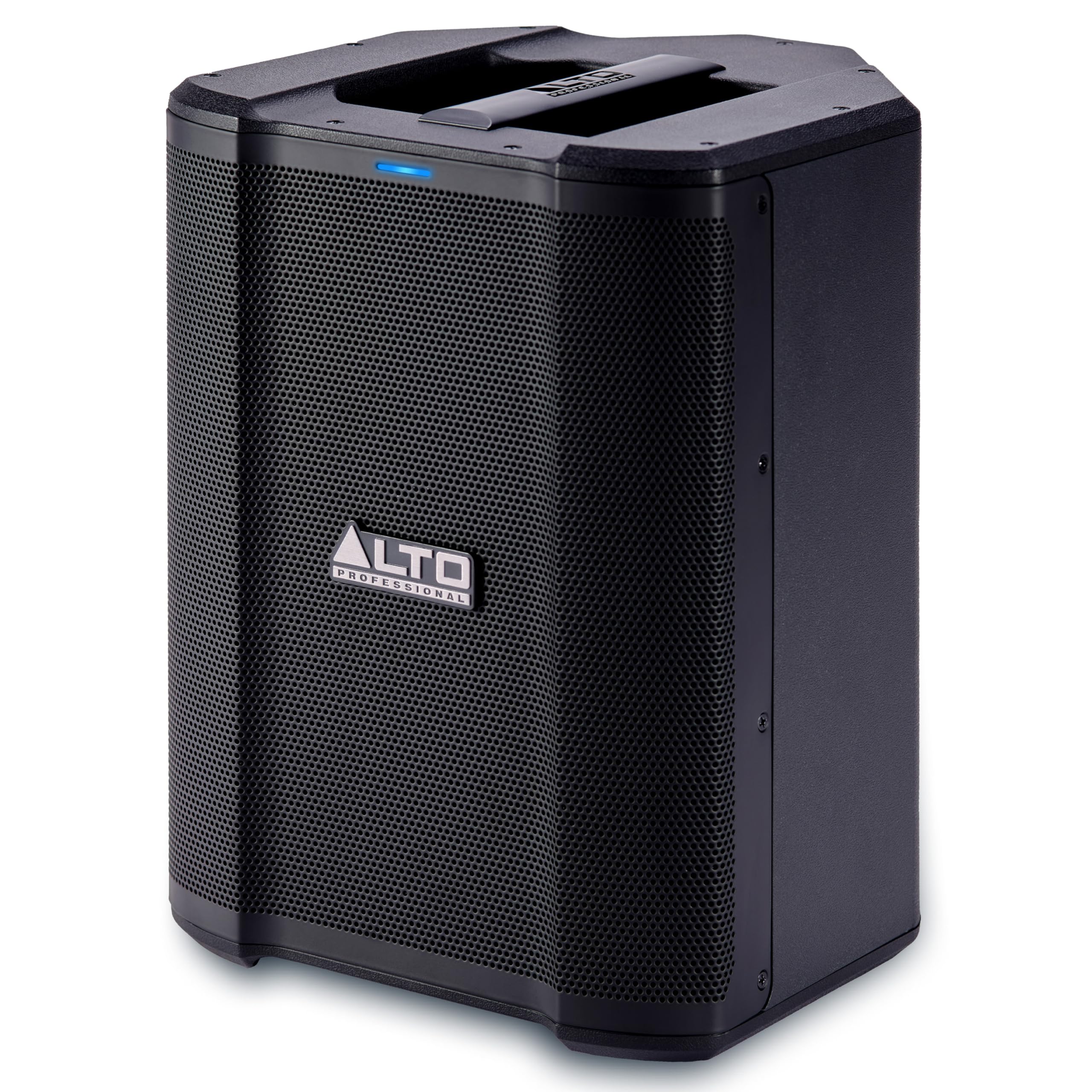 ALTO Busker - 200 W Taşınabilir PA Hoparlör Sistemi, Şarj Edilebilir Pil, Bluetooth, 3 Kanallı Mikser, Alesis FX, Uygulama Kontrolü, USB Şarj, 20+ Saat Pil Ömrü İle