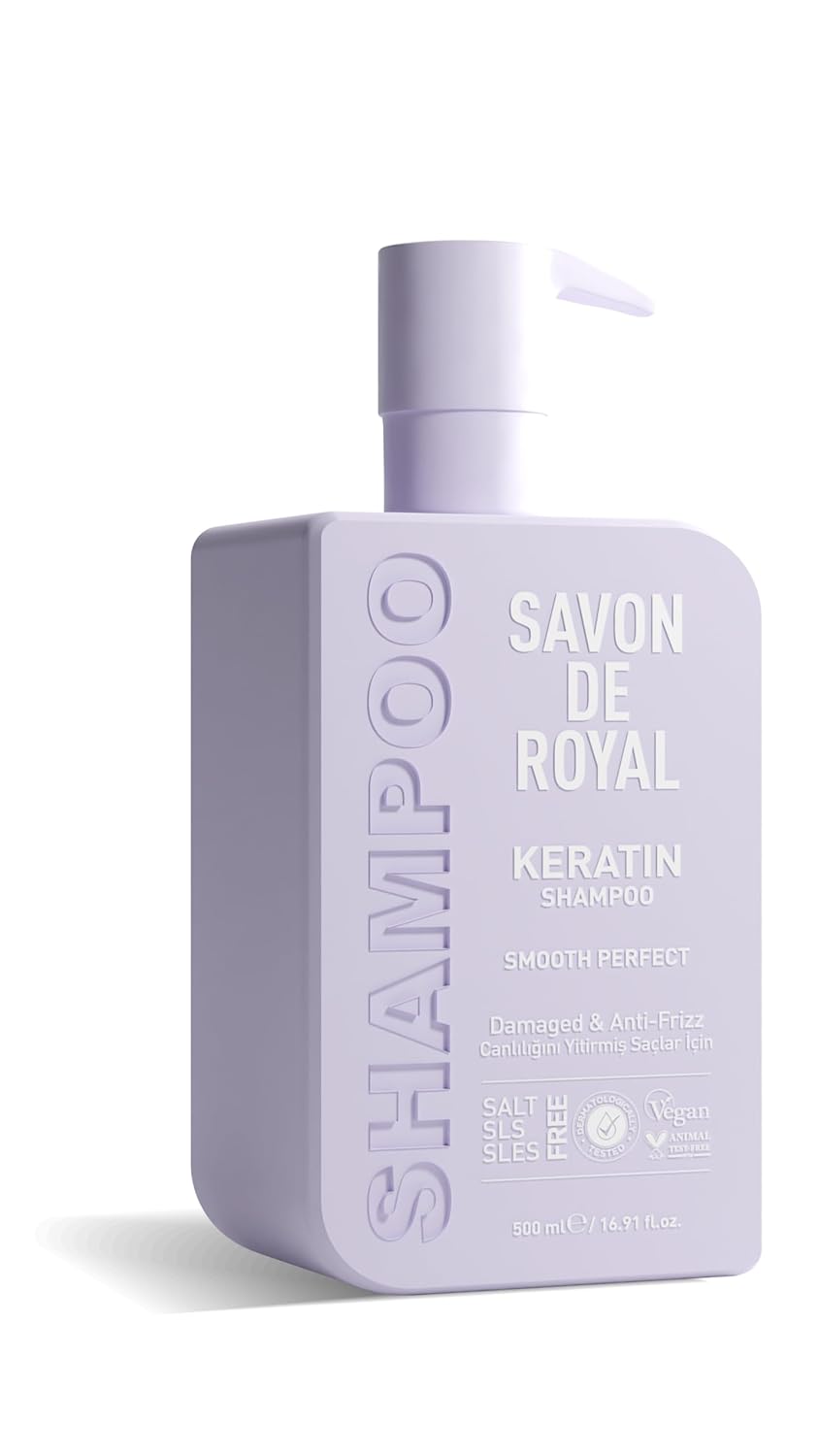 Savon de Royal Miracle Şampuan 500 ml | Canlılığını Yitirmiş Saçlar | Pürüzsüz Etkili | Keratin Yağı | Tuz Içermez