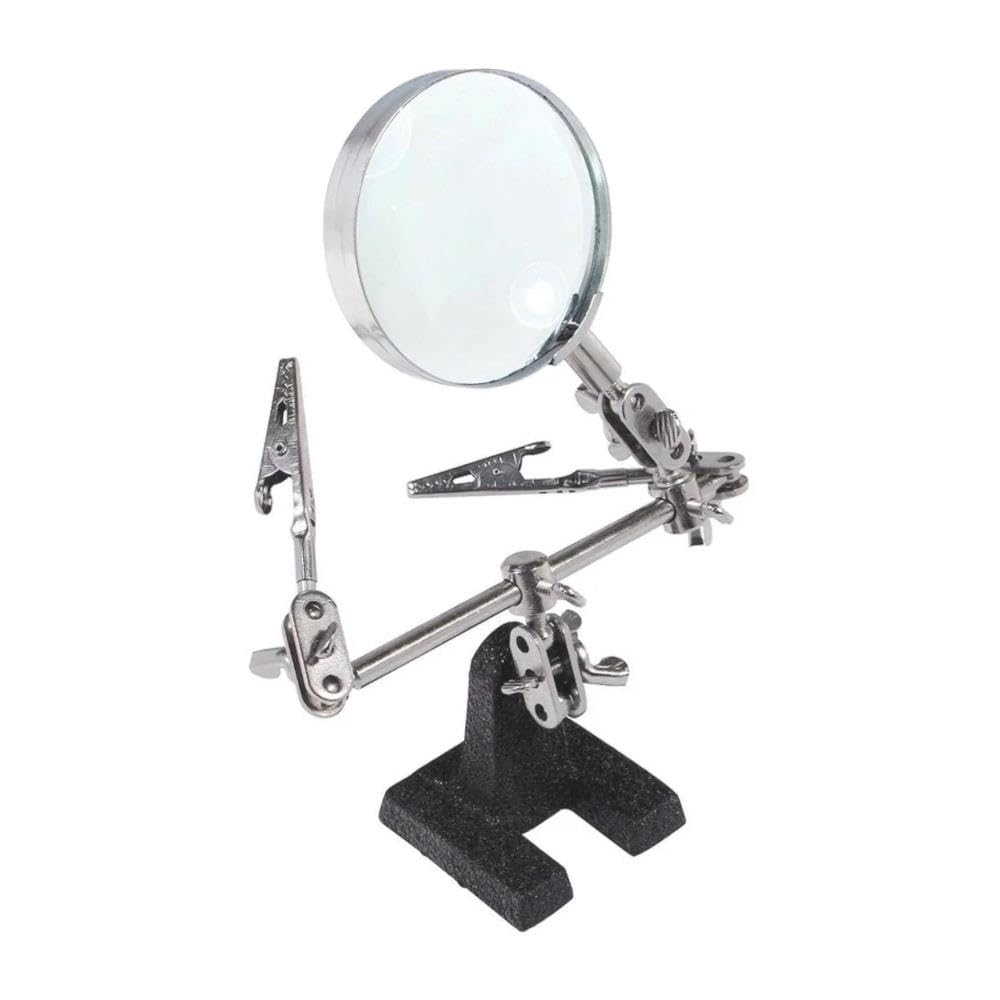 SANEC® Büyüteçli Kart Tutucu - Havya Sehpası