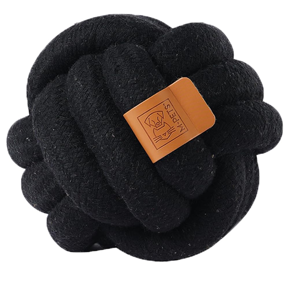 M-PETS COTO BLACK BALL 15CM ÖRGÜ TOP OYUNCAK