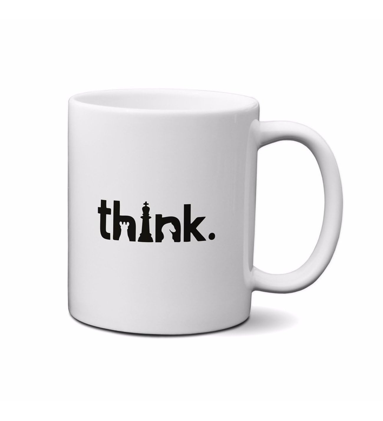 Think Satranç Kupa Bardak Coffee Mug Hediyelik Game Mug