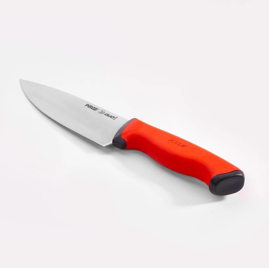 Pirge Duo Şef Bıçağı 16 cm Kırmızı