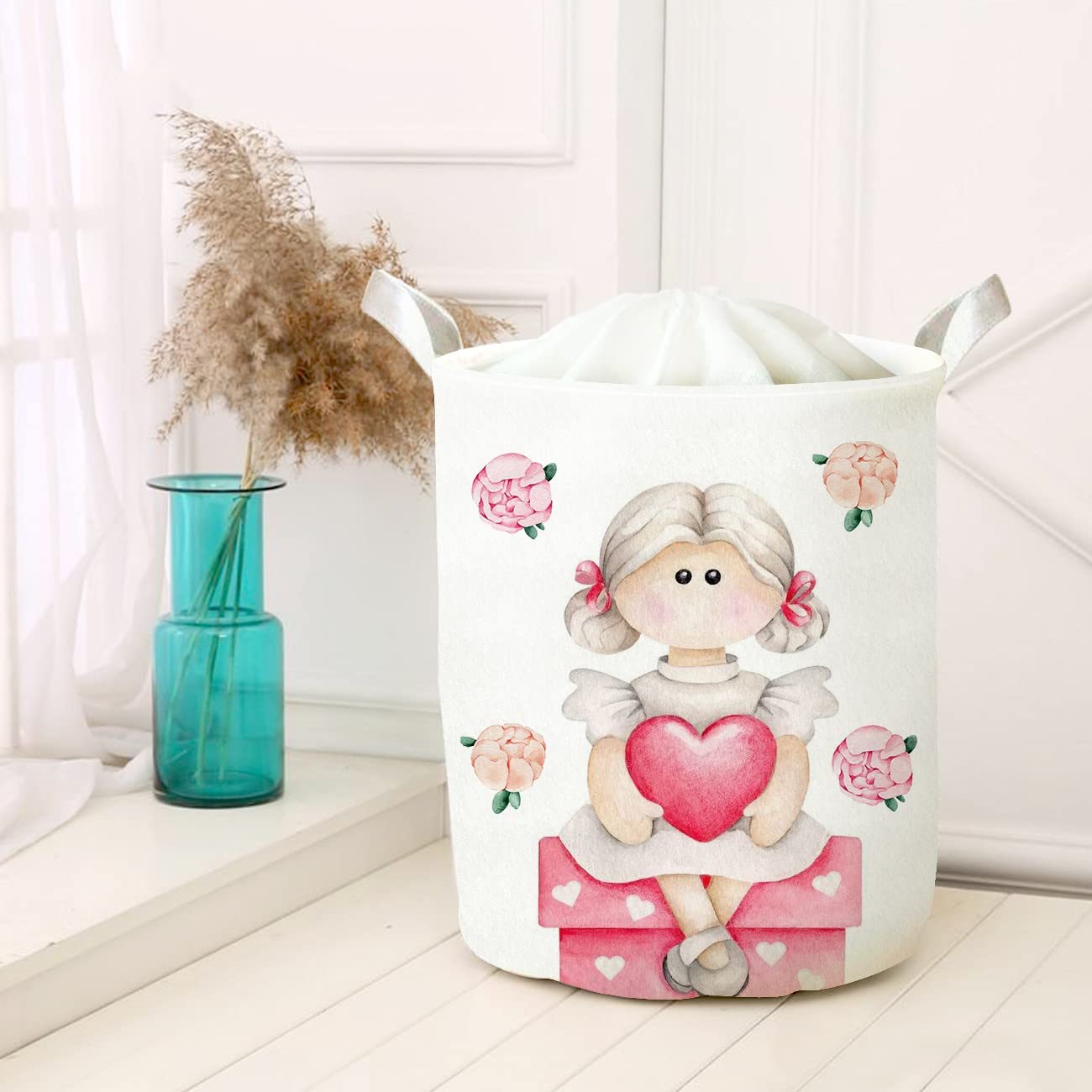 Çok Amaçlı Oyuncak Saklama Kutusu Kirli Çamaşır Piknik Sepeti Katlanır Düzenleyici Keçe Model 40050