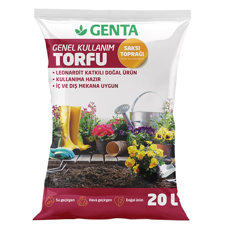Genta Genel Kullanım Torfu Toprağı 20 Lt