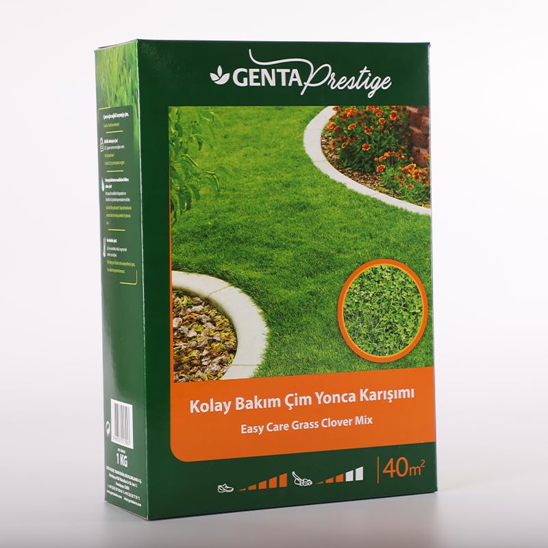 Genta Prestige Kolay Bakım Yonca Karışım Çim Tohumu 1 Kg