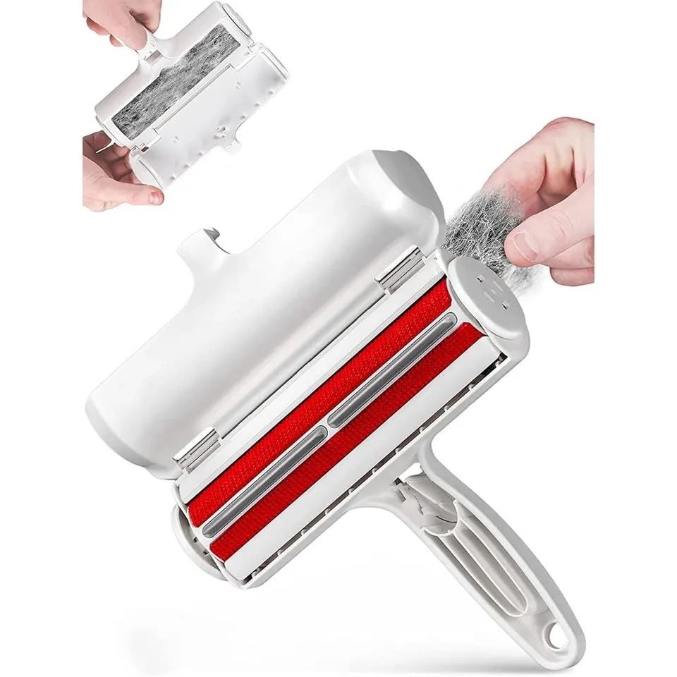 ZILD Kendi Kendini Temizleyen Yeniden Kullanılabilir Pet Kürk Köpek Saç Kedi Saç Lint Rulo Fırça Pet Saç Çıkarıcı