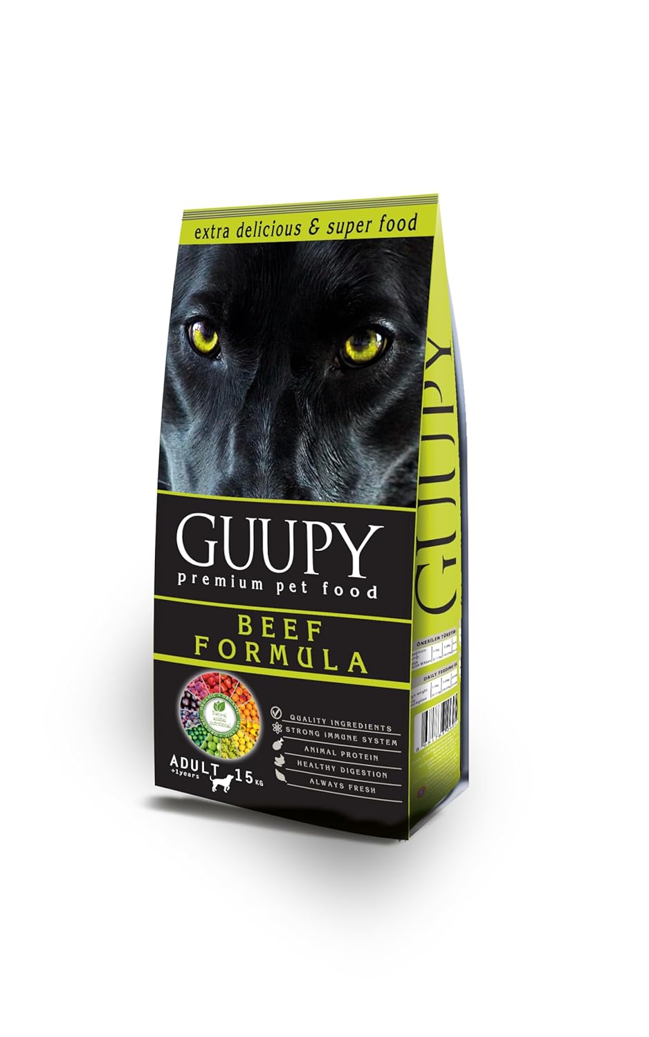 Guupy Adult Dog Beef 1 Kg