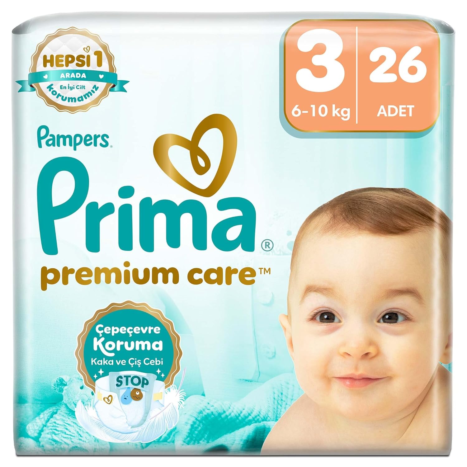 Prima Bebek Bezi Premium Care 3 Numara 26 Adet