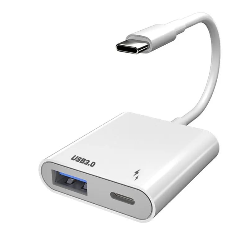 Coverzone Type-C to USB 3.0 Konvertör iPhone 16 Serisi Uyumlu Samsung Xiaomi Huawei Uyumlu Çevirici Flash Disk USB Bellek Kullanak İçin ZR570