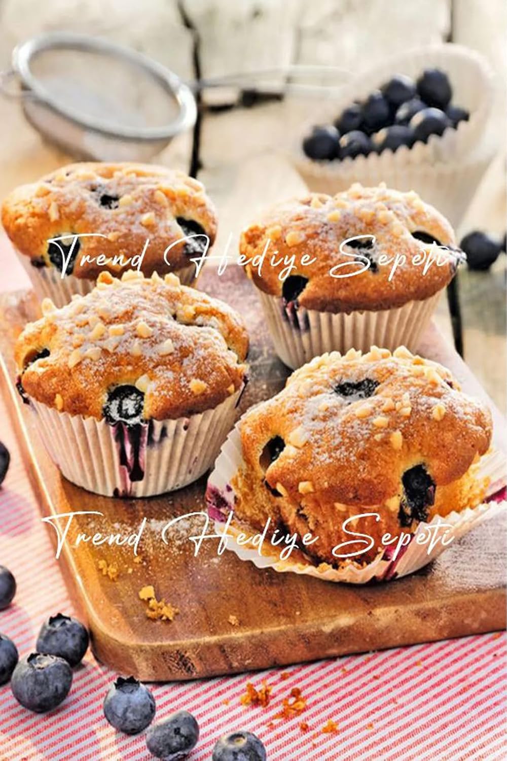 Trend Hediye Sepeti Takribi 200 Adet Orta Boy Beyaz Muffin Kek Kalıbı, Browine Kalıbı 50x30 Mm, Cupcake Kağıdı