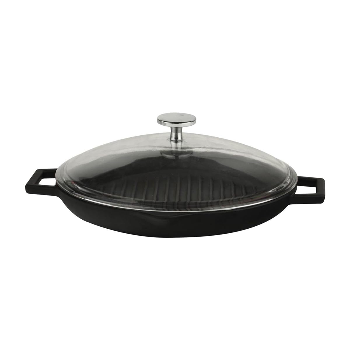 Lava Döküm Izgara TVA Cam Kapaklı, 26 cm