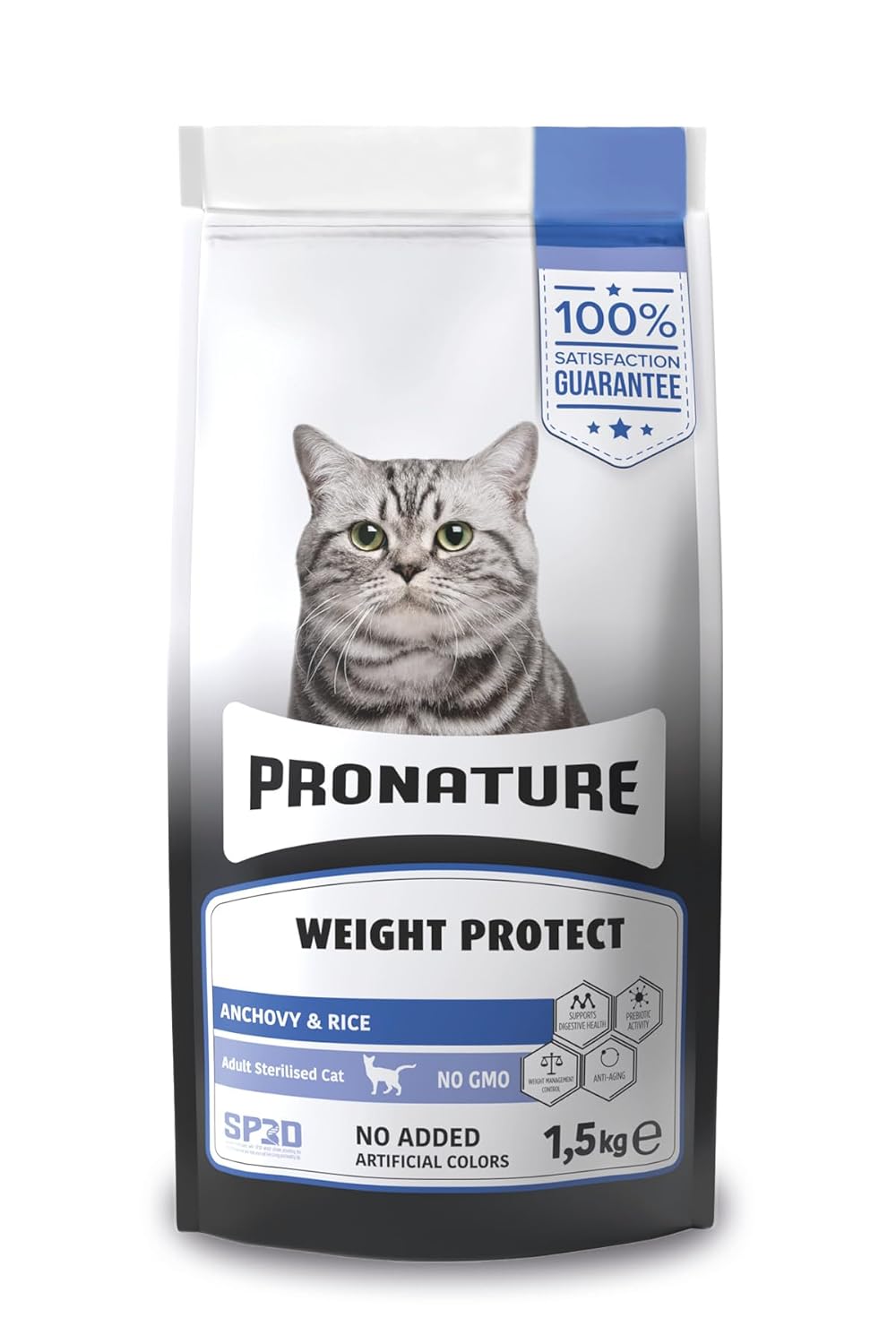 Pronature Pirinçli ve Hamsili Kısırlaştırılmış Kedi Maması 1.5kg