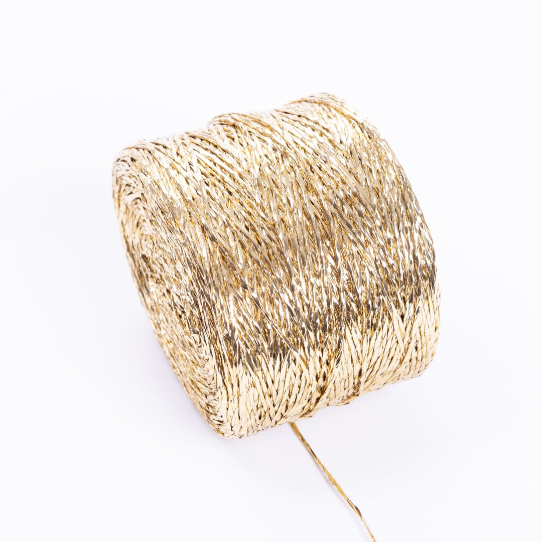 Bimotif Janjanlı altın ip, 1 mm 25 metre