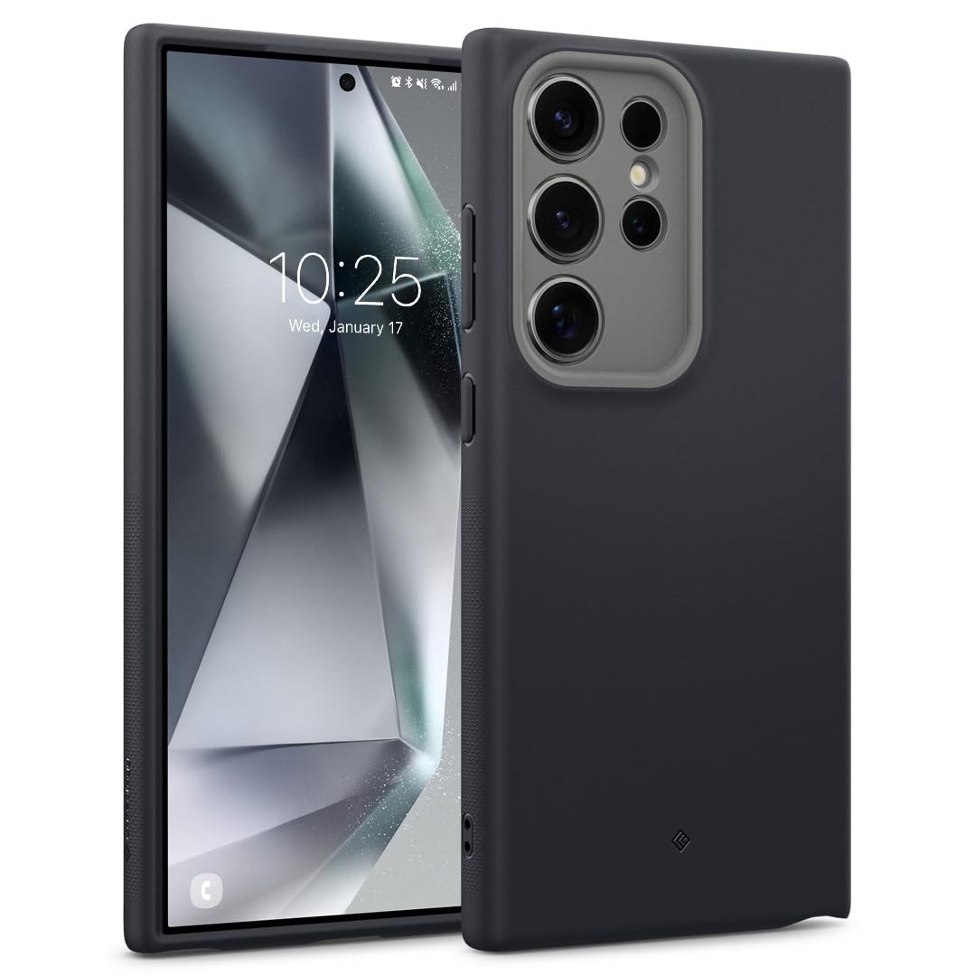 Spigen Caseology Galaxy S24 Ultra ile uyumlu Kılıf Nano Pop Black Sesame - ACS07320