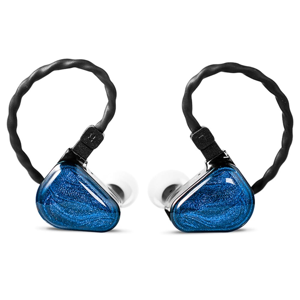 TRUTHEAR ﻿ Zero Mavi Dual Dynamic Drivers In-Ear Headphone | Sahne, Stüdyo veya Odyofil için Çift Sürücülü Kulak içi/In-Ear Kablolu Monitör Kulaklık