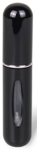 Busstier Doldurulabilir Parfüm Şişesi, Tekrar Kullanılabilir Taşınabilir Parfüm Şişesi (Siyah)