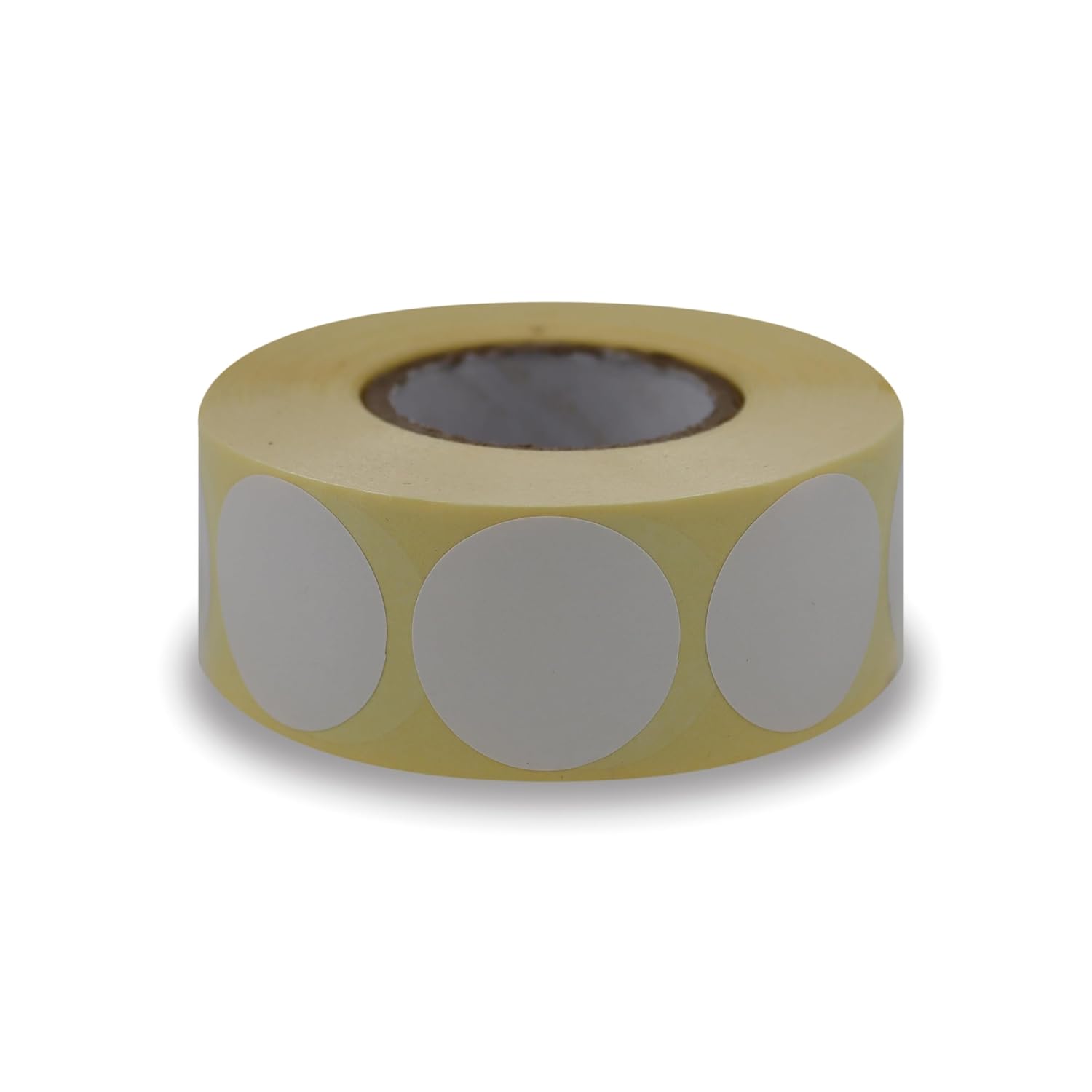 hazır etiketler , hazır al hızlı al Kuşe Etiket 30mm Çap Ruloda 1000 Adet 40mm Kuka Çapında Baskısız Nokta Etiketi