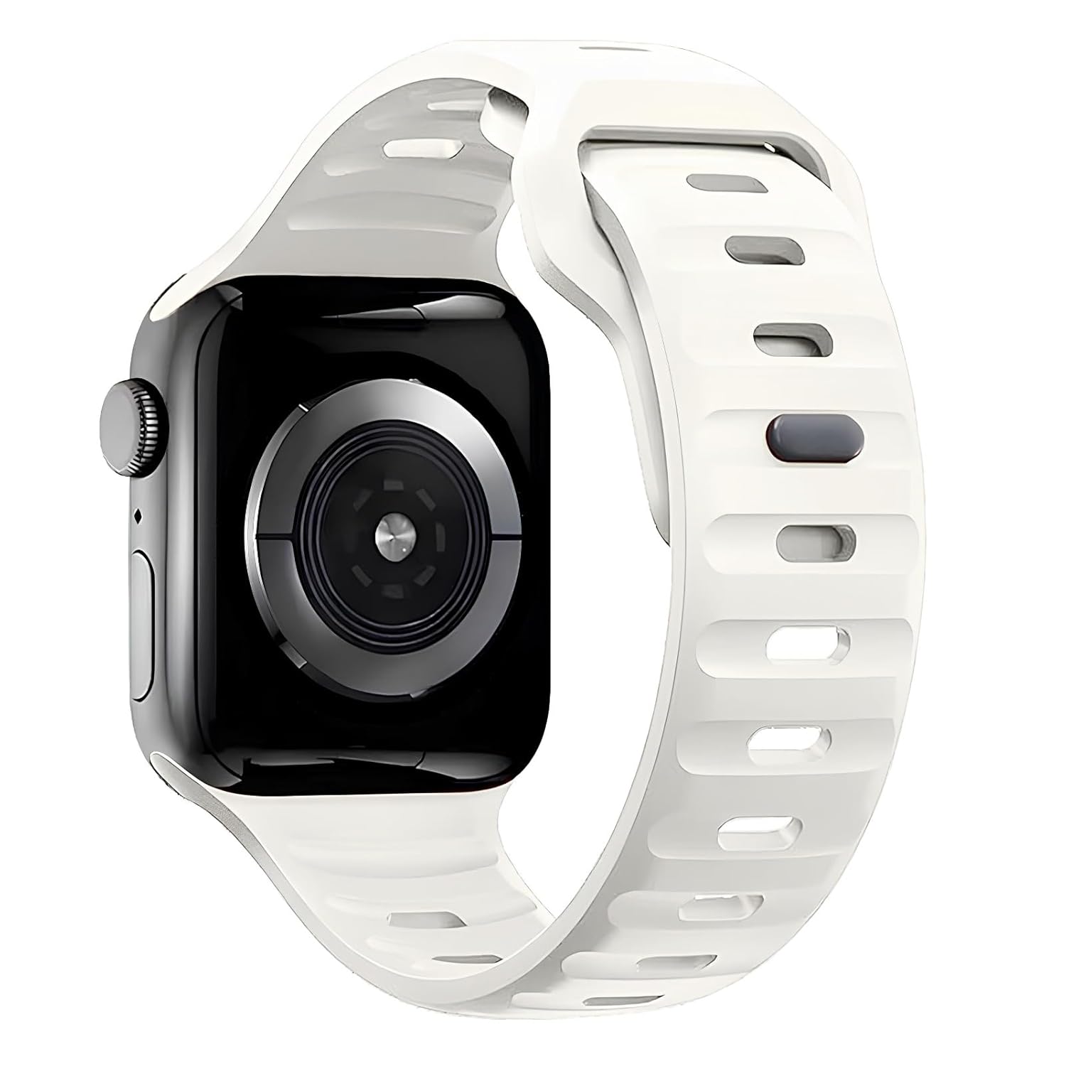NewPole Watch 45mm 44mm 42mm 49mm Uyumlu Kordon Hora Renkli Kopma Karşıtı Kordon Spor Rahatsız Etmeyen Apple Watch Ultra 2/1 9 8 SE 7 6 5 4 3 2 1 ile Uyumlu Kordon (Beyaz)