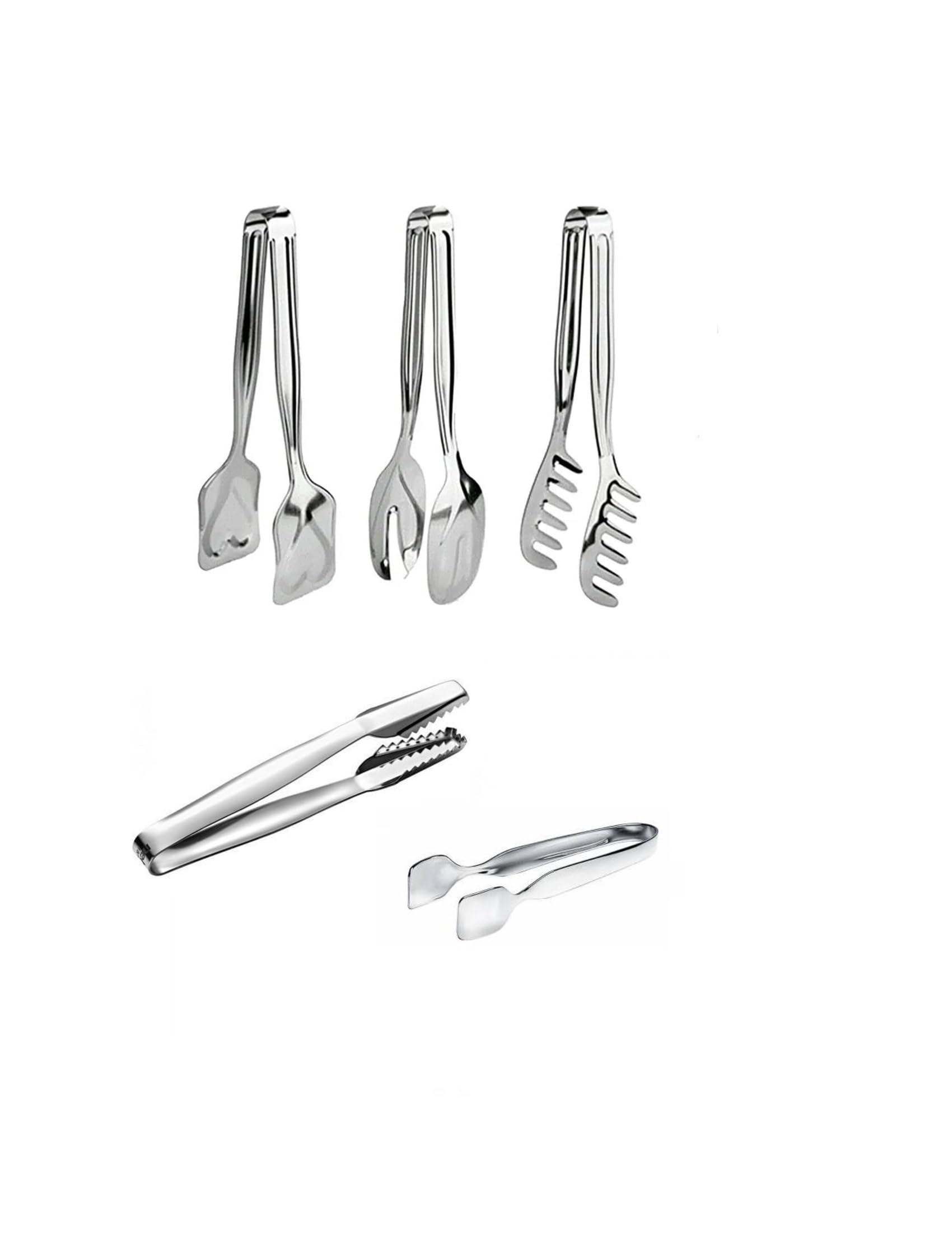 Orret Home 5 Parça Maşa Set,Makarna,Salata,Şeker,Buz Maşası