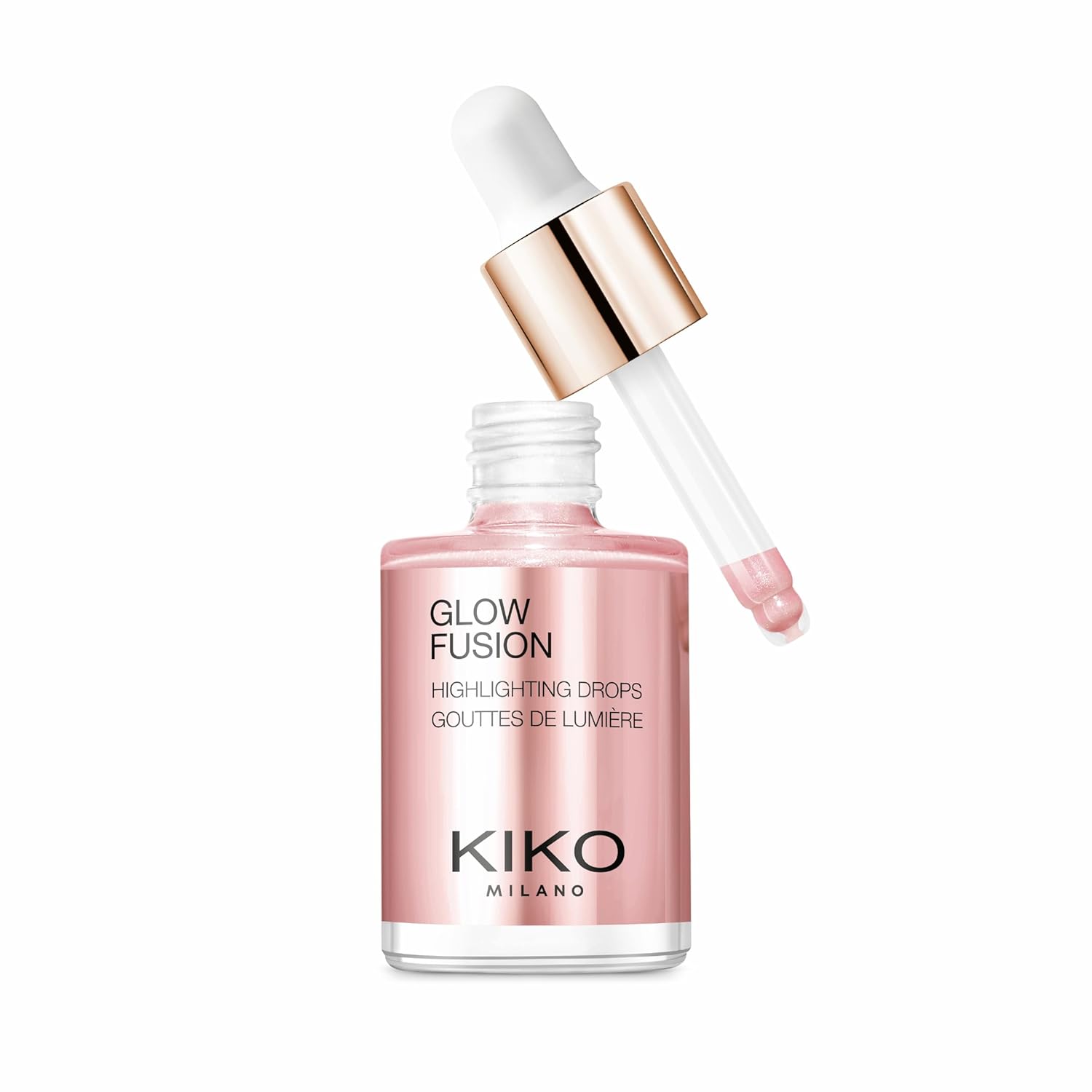 Kiko Milano AYDINLATICI - GLOW FUSION HIGHLIGHTING DROPS - 01 Platinum Rose