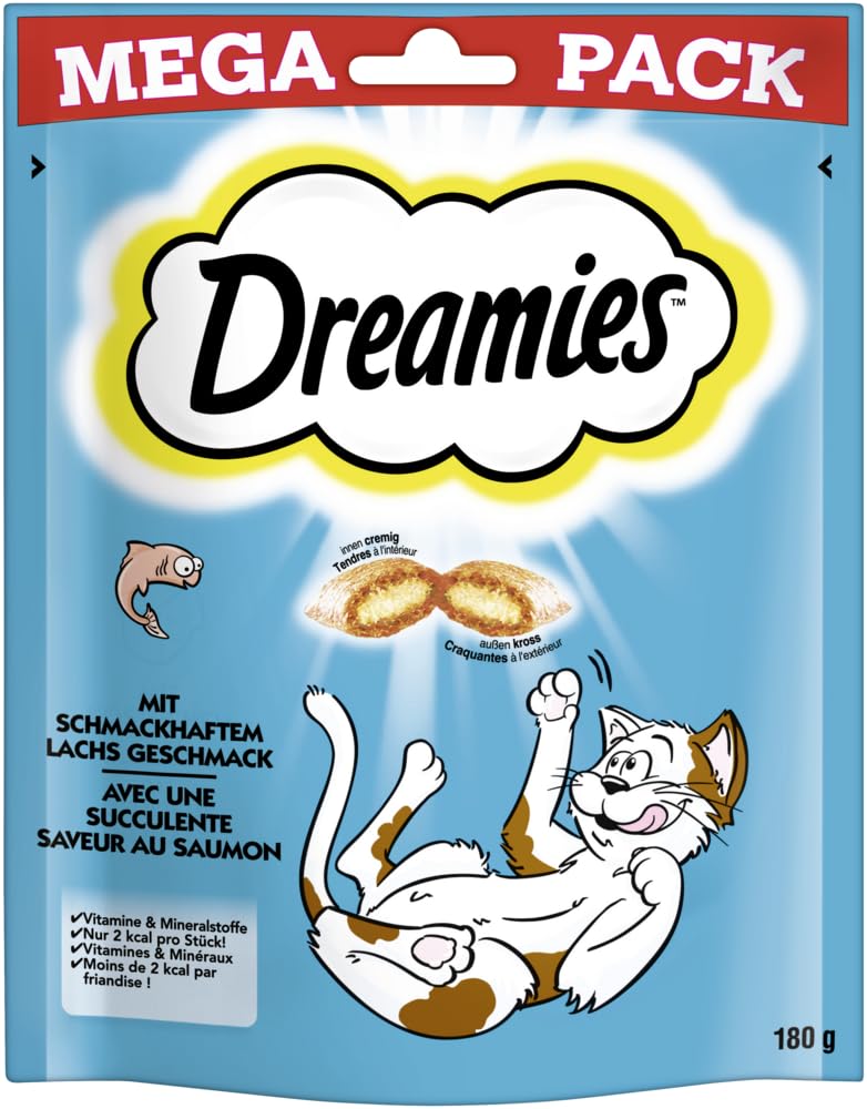 Dreamies Mega Pack Somonlu Kedi Ödül Maması 180 gr