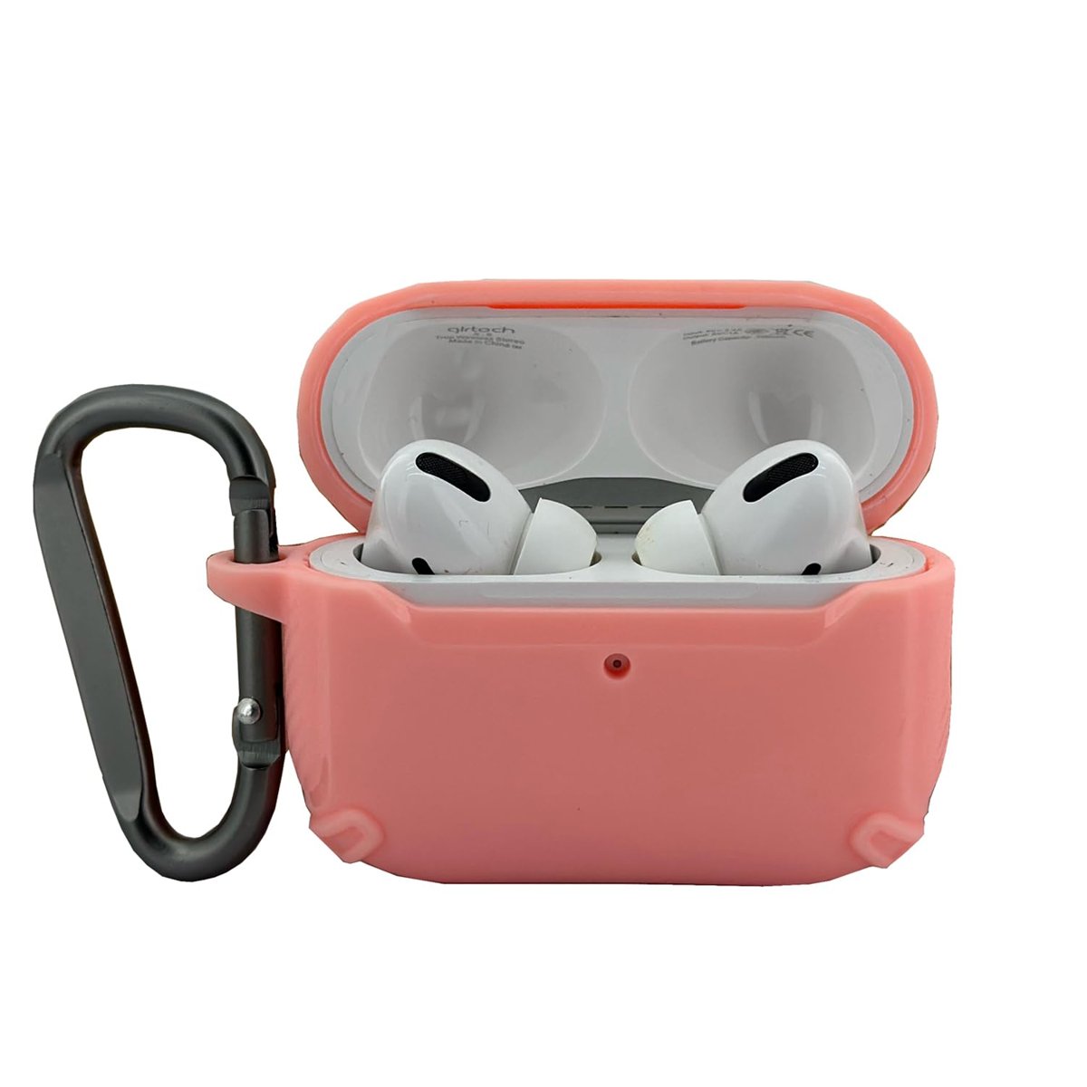 Coverzone Airpods Pro/Airpods Pro 2 ve Airpods 3.Nesil ile uyumlu Kulaklık Kılıf Dayanıklı Fundamental Toz ve Kirden Koruyan Airpods Serileri uyumlu ile uyumlu Kılıf (Pembe, Airpods 3.Nesil)