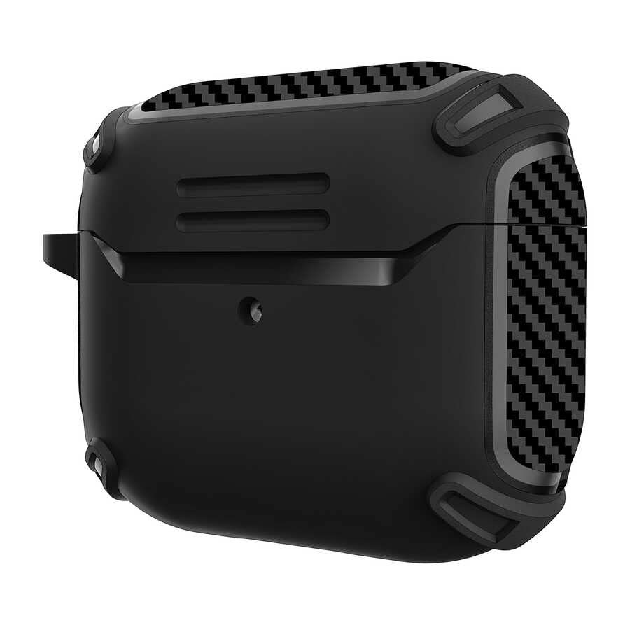 Coverzone Airpods Pro/Pro 2 ve 3.Nesil Uyumlu Kulaklık Kılıfı - Dayanıklı Fundamental Toz ve Kirden Koruyan Kılıf (Kırmızı)